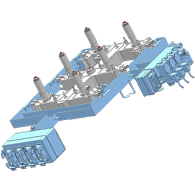 3D CAD Modell Plug and Start System