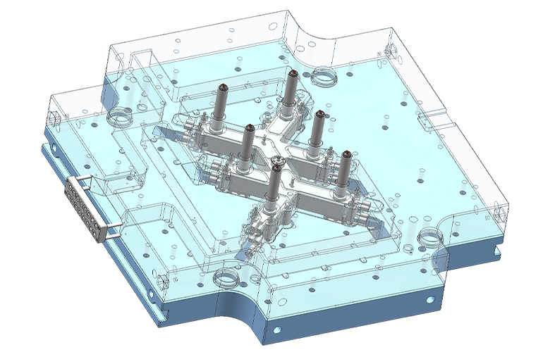 3D CAD Modell Heiße Seite